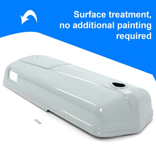 Tractor hood battery door - hood, w/